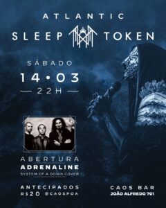Tributo a Sleep Token + System of a Down no Caos!