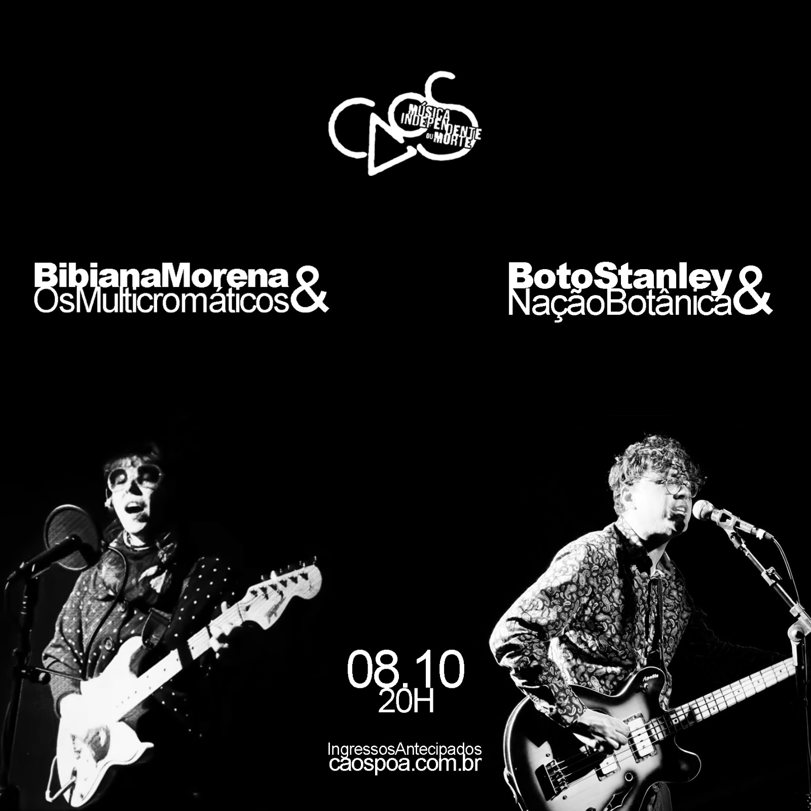 Bibiana Morena & Os Multicromáticos + Boto Stanley & Nação Botânica!